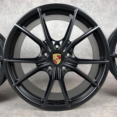 Porsche Felgen 991.2 20" Original Carrera S SIV C2 2S T Sommerräder Schwarz neu