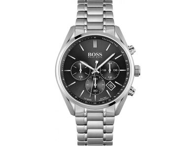 HUGO BOSS Champion 1513871 Herrenuhr 44mm NEU Schwarz Uhr