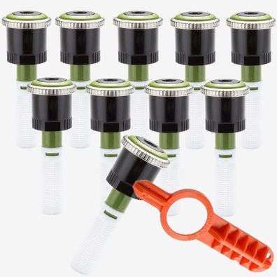 10x Hunter - Rotator Düse MP 1000 360° / Wurfweite 2,5 bis 4,5 m + Einstellschlüssel