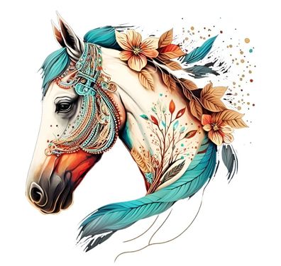 Horse 14x10cm Essbar weißes Pferd Tortenaufleger Torte Tortenbild Zuckerbild