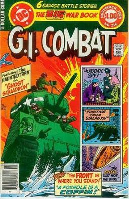 G.I. Combat # 216 (68 pages, sampler with several stories) (USA, 1979)