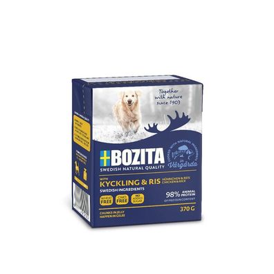 Bozita Naturals Happen in Gelee Hühnchen & Reis 6 x 370g