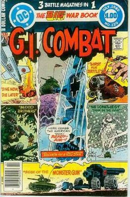G.I. Combat # 220 (68 pages, sampler with several stories) (USA, 1980)