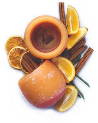 Orange-Zimt Duftwachs - Raumduft von Candiles