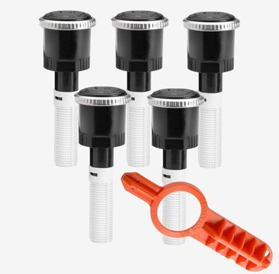 5x Hunter Rotator Düse MP 2000 90°-210° Wurfweite 4,0 bis 6,7 m + Einstellschlüssel