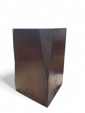 WestTree Holzblock Eiche TABAK 30x30x.. cm, Massiver Eichenblock, Holzklotz Holzsäule