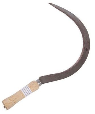Sichel Rundsichel Handsichel Mit Holzgriff Garten Landwirtschaft Werkzeug 41cm