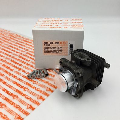 Original STIHL Zylinder + Kolben Ø 34 mm HS 82, HS 87, 42370201202