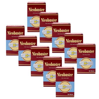 Nicobuster Zigarettenspitzen 10 Päckchen à 30 Stück