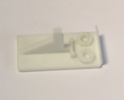 Finder Beschriftungsschild ohne Aufdruck Kunststoff weiß, 20 x 10 mm 9 Stück