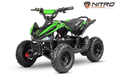 Nitro Motors Kinder Elektro Quad 1000W 36V Python Cross Rückwärtsgang Drossel