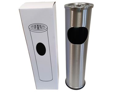 Standaschenbecher Edelstahl 14 x 55,7 cm