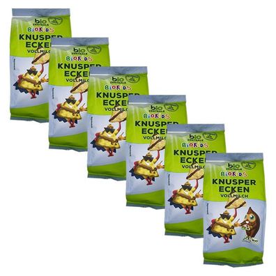 Bio Zentrale Knusperecken Vollmilch 6x 60g Beutel
