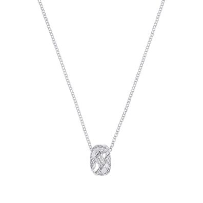 Joop! Damen Halskette mit Anhänger 2040549 Silber 925, rhodiniert, Zirkonia