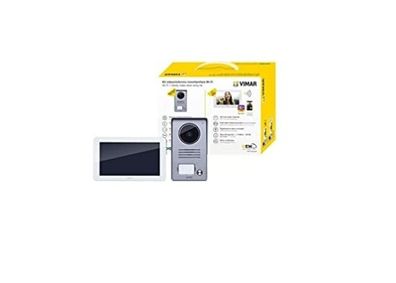 VIMAR K40955 Wandmontiertes Video-Gegensprechanlagen-Set mit: Touchscreen Vivavoce