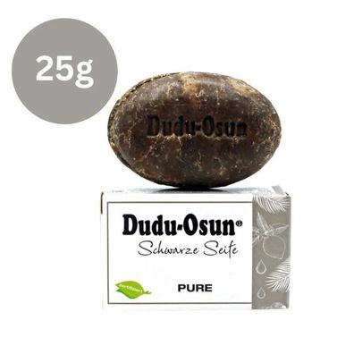 25g Dudu Osun® PURE Schwarze Seife aus Afrika, parfümfrei, Spa Vivent