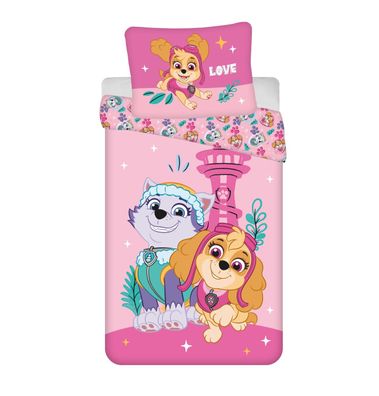 Paw Patrol Kuschelige Bettwäsche Polyester, 140x200 cm & 70x90 cm