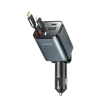 Joyroom JR-CCL05 30W 4-in-1 Autoladegerät mit 2 integrierten einziehbaren Kabeln