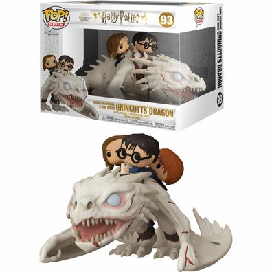 POP! Ride Harry Potter - Dragon with Harry, Ron & Hermine (10,8 cm x 21,6)