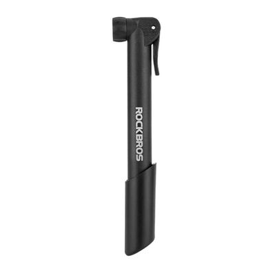 Rockbros Kleine praktische Fahrradpumpe Schwarz - 42520001001 - 5,5 Bar