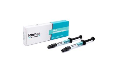 REMAR DENTAL FELIX Flowable Composite A1, 2, 3, 4, 2, 3, 3, light, medium 2x2g