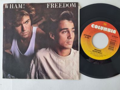Wham!/ George Michael - Freedom/ Heartbeat 7'' Vinyl US WITH COVER