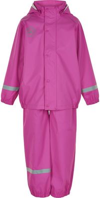 Color Kids Kinder Regenset Set Recycled Pu Welded Seams Rose Violet