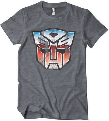 Transformers Distressed Autobot Shield T-Shirt Dark/Heather