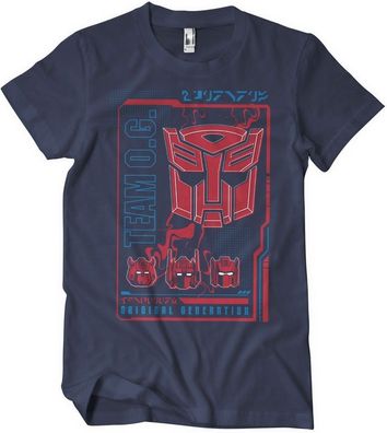 Transformers Autobots Original Generation T-Shirt Navy
