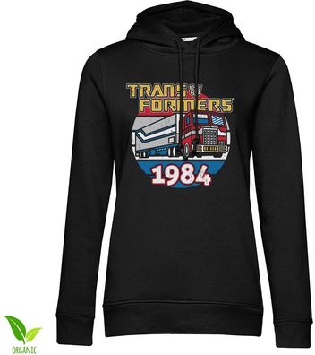 Transformers Optimus Prime Of 1984 Girly Hoodie Black