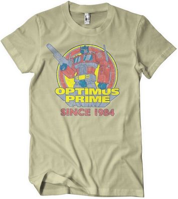 Transformers Optimus Prime - Since 1984 T-Shirt Khaki