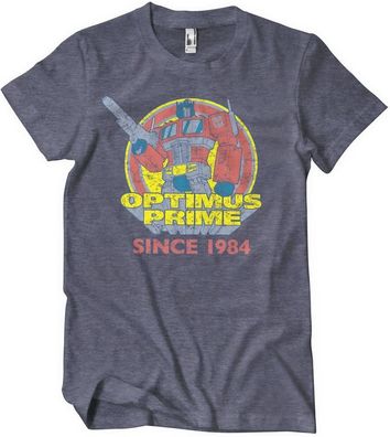 Transformers Optimus Prime - Since 1984 T-Shirt Navy/Heather