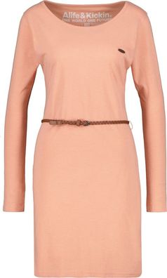 Alife &amp; Kickin Damen Sommerkleid EllinAK A Longsleeve Dress Mahagonium Melange