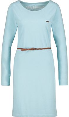 Alife &amp; Kickin Damen Sommerkleid EllinAK A Longsleeve Dress Ice Melange