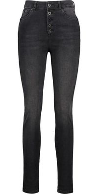 Alife &amp; Kickin Damen Jeanshose LeonoraAK DNM Q Pants Black Denim Washed