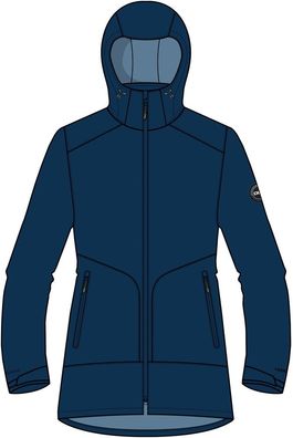 DLX Damen Jacke Samantha - Female Dlx Eco Softshell Jkt