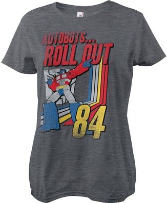 Transformers Autobots - Roll Out Girly Tee Damen T-Shirt Dark/Heather