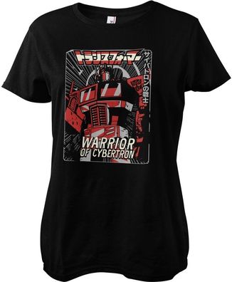 Transformers Warrior Of Cybertron Girly Tee Damen T-Shirt Black