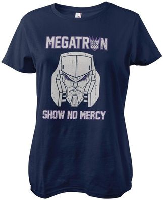 Transformers Megatron - Show No Mercy Girly Tee Damen T-Shirt Navy