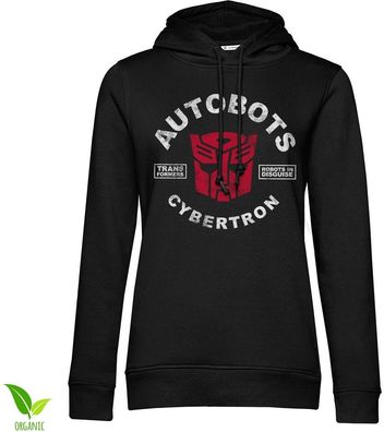 Transformers Autobots Cybertron Girls Damen Hoodie Black