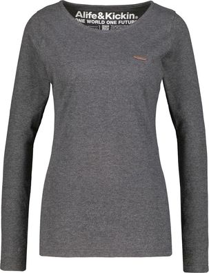Alife &amp; Kickin Damen SinaAK A Longsleeve Moonless Melange
