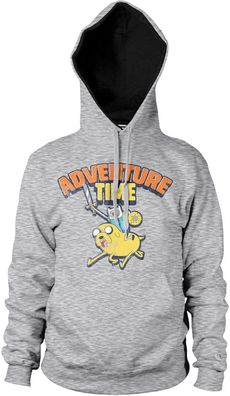 Adventure Time Washed Hoodie Heathergrey