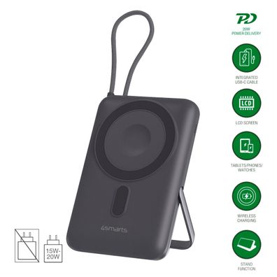 4smarts WirelessPowerbank Enterprise Pocket 10000mAh 22.5W, i2