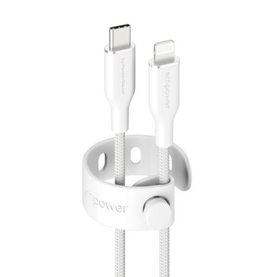 empower Racing 60W USB-C-Lightning Cable/USB 2.0/1.2M/white