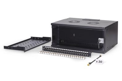 Digitus Netzwerk-Set SOHO PRO, 483 mm 19Zoll - 4HE, 540 x 400 mm
