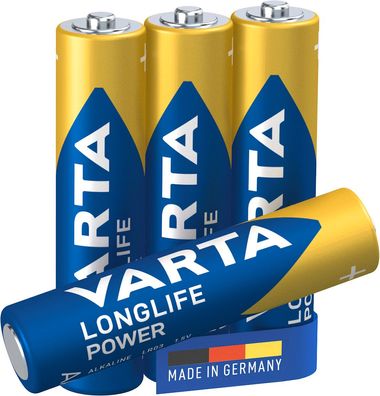 VARTA HIGH ENERGY Batterie AAA LR03 Micro 4er