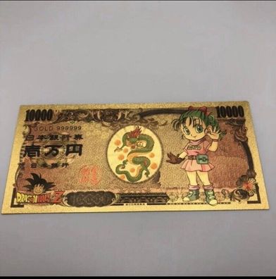 Banknote/Goldfolie/Dragon Ball Z/ Bulma / (DB24092512)