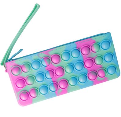 Westcott Federmappe Silikon Bubble grün, blau, lila