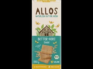 Allos 6x Better-Keks Dinkel 150g