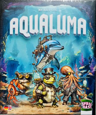 Aqualuma Spiel Das! Würfelspiel Familienspiel Brettspiel Legespiel Kartenspiel